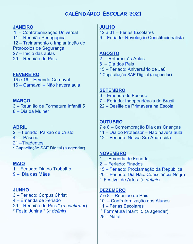 Calendrio